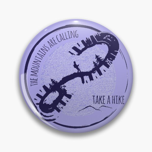 Item preview, The Mountains Are Calling Hiking - Purple 01 designed and sold by serenaking.