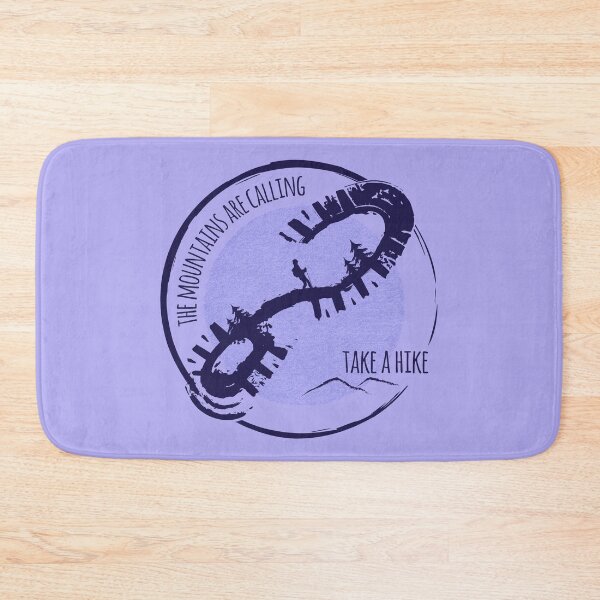 Item preview, The Mountains Are Calling Hiking - Purple 01 designed and sold by serenaking.