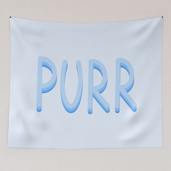 Item preview, Baby Blue PURR designed and sold by monsoonegy.