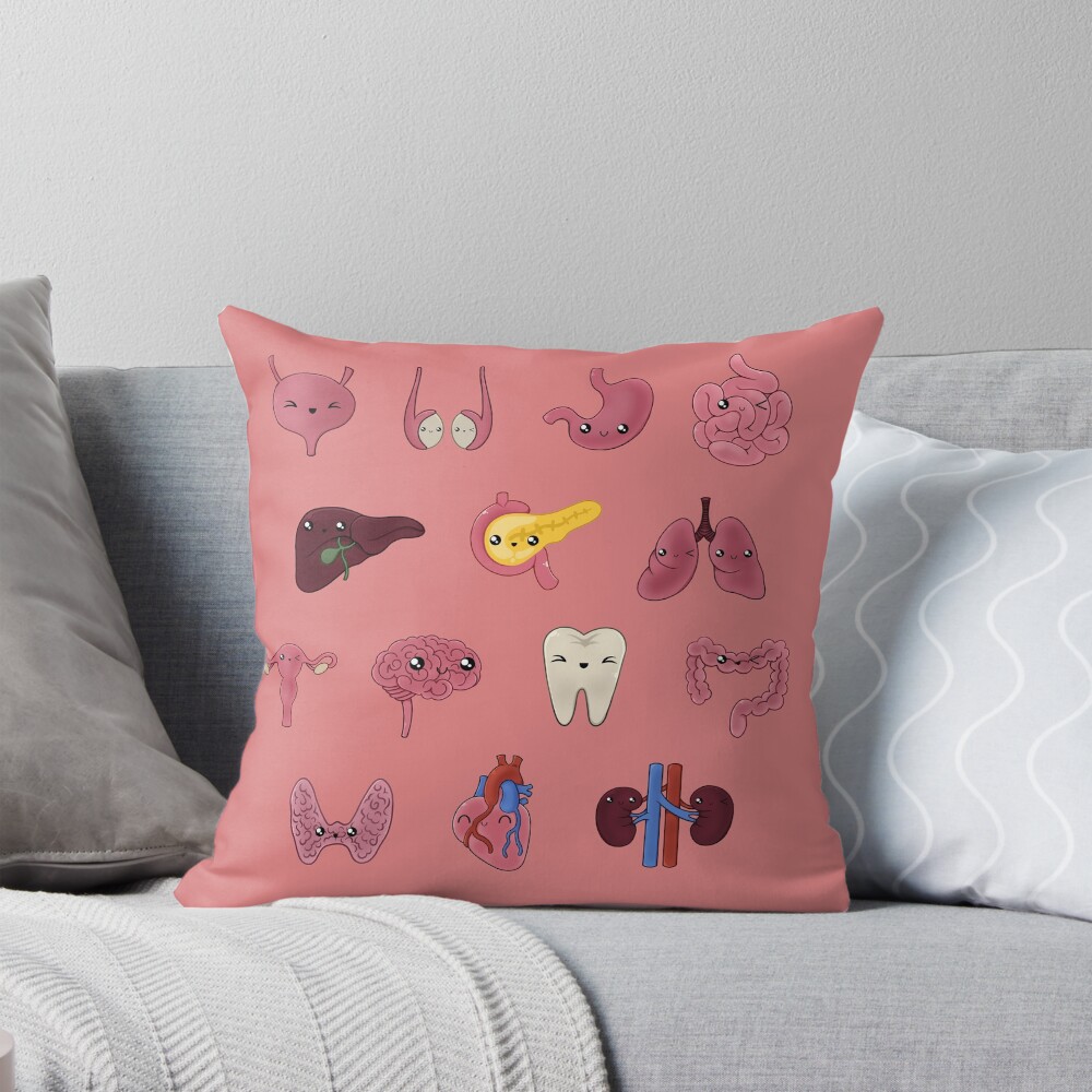 "Kawaii Medical Organs - Set of 14" Sticker for Sale by lulubeeart ...