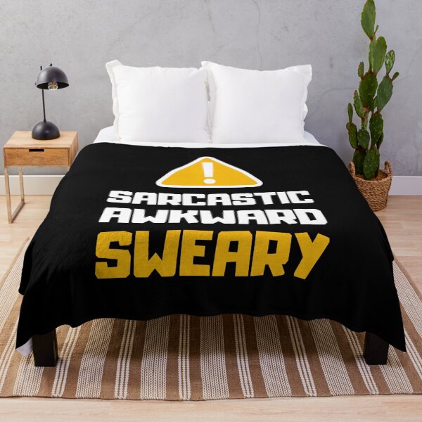 Item preview, Warning: Sarcastic Awkward Sweary, Socially Awkward designed and sold by daguilon.