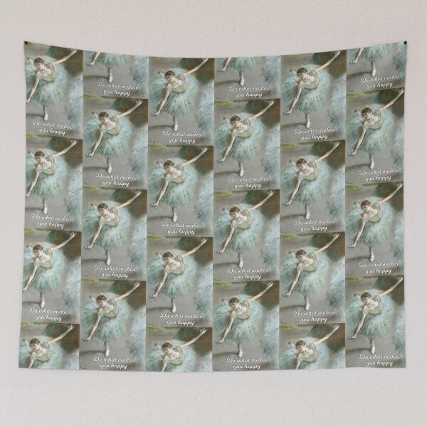 Item preview, Dancer In Green 1883 Degas - Do What Makes You Happy designed and sold by molamode.