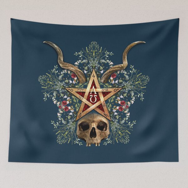 Item preview, Pentagram, skull, magic, Gothic designed and sold by 1001karte.