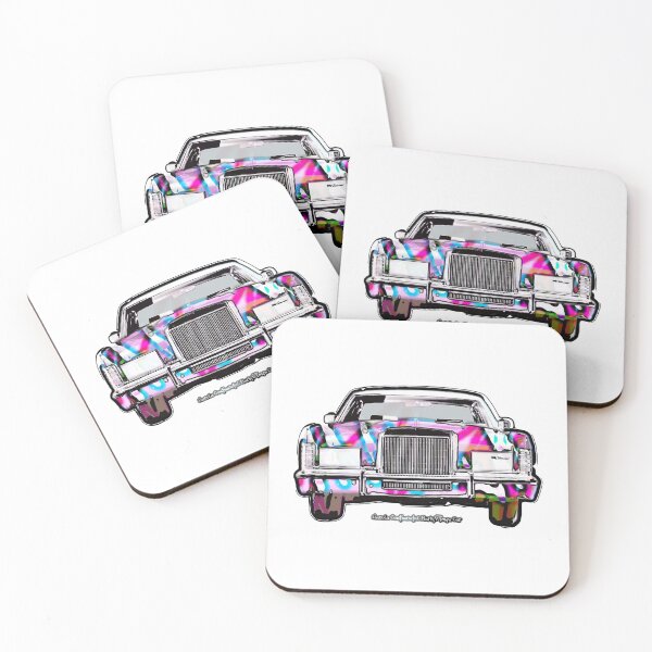 Item preview, Lincoln Continental Mark V Town Car (white bg) designed and sold by Bob4rt.