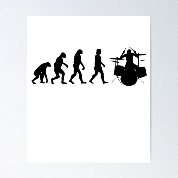 Item preview, Drummer evolution drums drummer band designed and sold by LeMuesch.