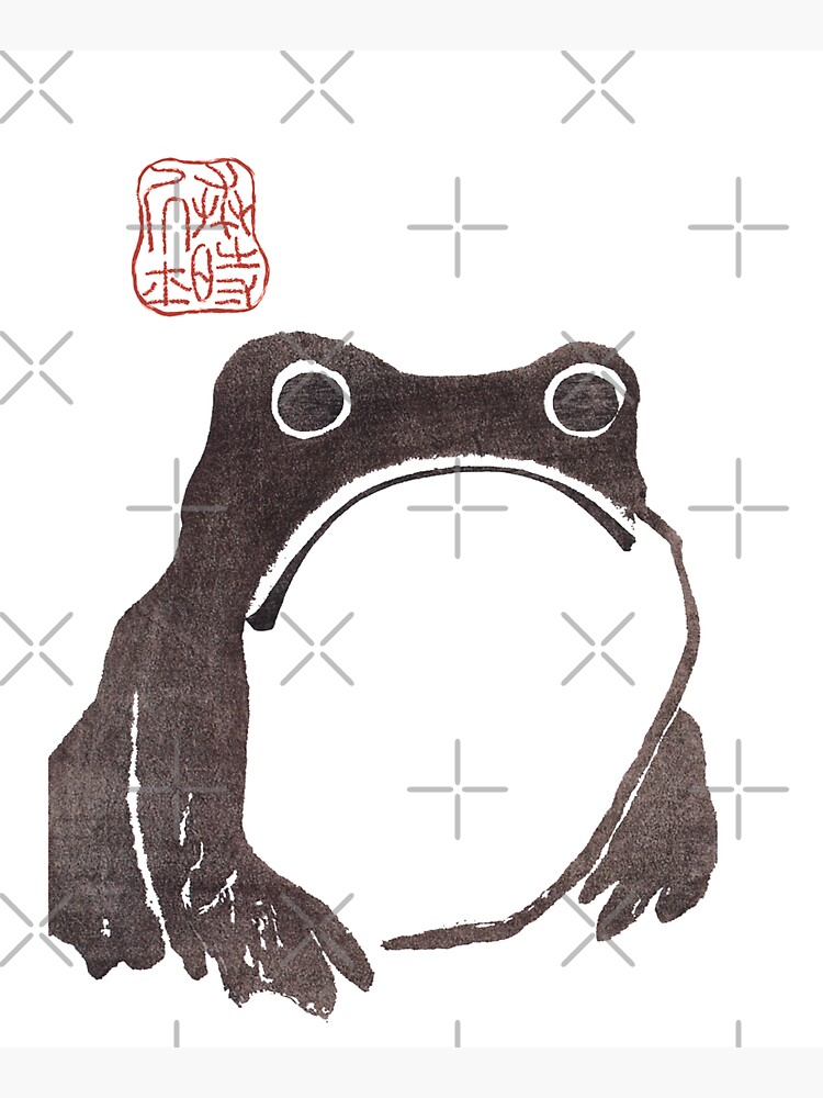 Thumbnail 5 of 5, Tote Bag, Grumpy Frog - Matsumoto Hoji designed and sold by nphindenberg.