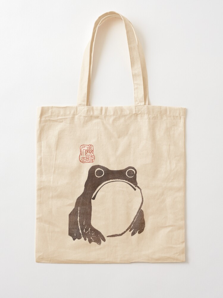 Tote Bag, Grumpy Frog - Matsumoto Hoji designed and sold by nphindenberg