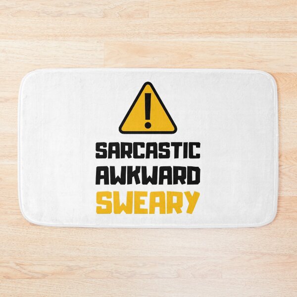 Item preview, Warning: Sarcastic Awkward Sweary, Sarcasm, Antisocial designed and sold by daguilon.