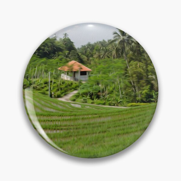 Item preview, Paddy Field Rice Green Trees Tropical Agriculture  designed and sold by DanielCarvalho2.