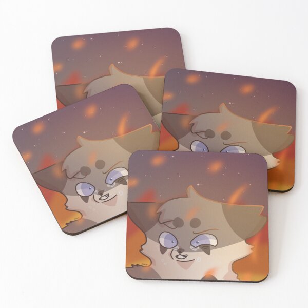 Item preview, Battle Cats Ashfur Fire Scene designed and sold by Ebony-Radio.