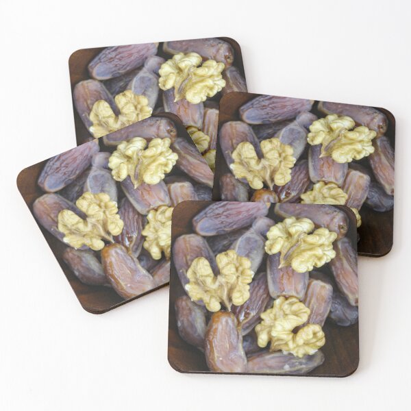 Item preview, Wooden bowl with dates and walnut kernels designed and sold by Mahirov Shop.