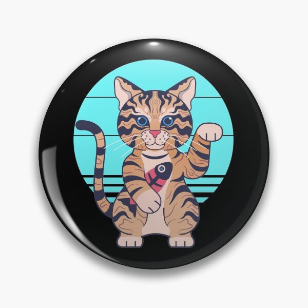 Item preview, Tiger cat beckons luck | Maneki-neko designed and sold by Petra Becker.