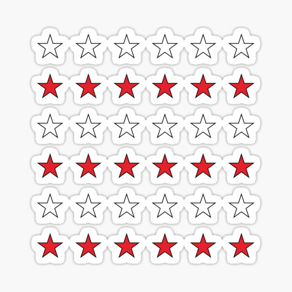 Item preview, Red and White Stars Pack designed and sold by bloomwear.