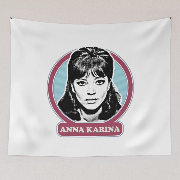 Item preview, Anna Karina  ∆ Vintage Look Fan Design designed and sold by AestheticNow.