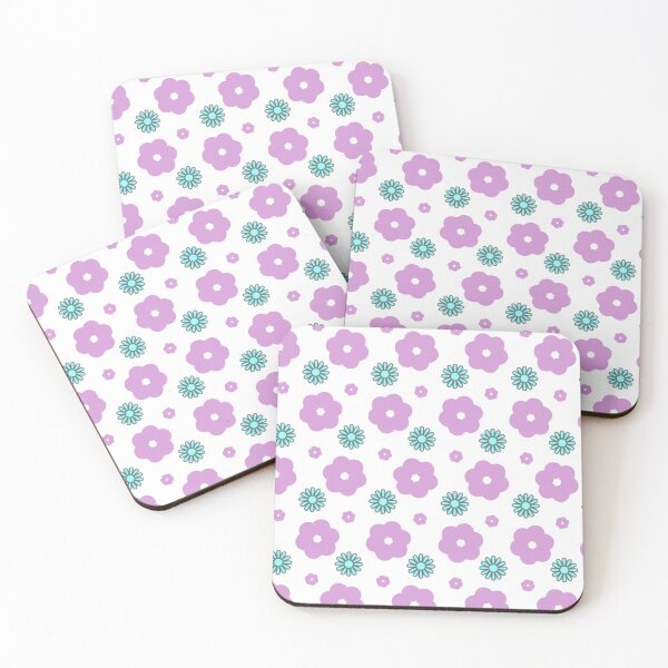 Item preview, Pink and blue Floralart designed and sold by AestheticabyA.