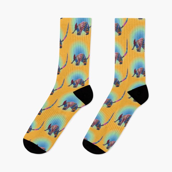 Item preview, Coco armadillo alebrije mexican folk art hand painted maximalist colorful pattern designed and sold by T-Mex.