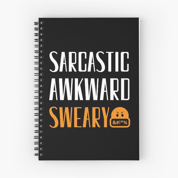Item preview, Sarcastic Awkward Sweary, Socially Awkward, Antisocial, Swear Word designed and sold by daguilon.