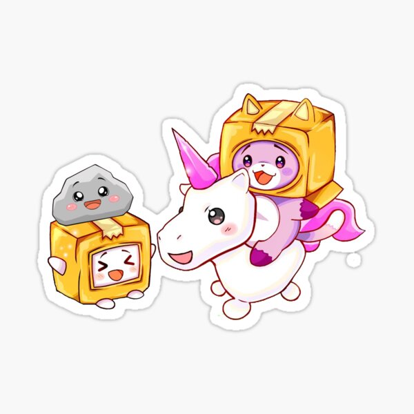 lankybox adopte moi Sticker