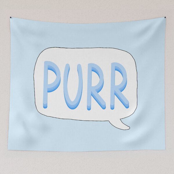 Item preview, Baby Blue PURR designed and sold by monsoonegy.