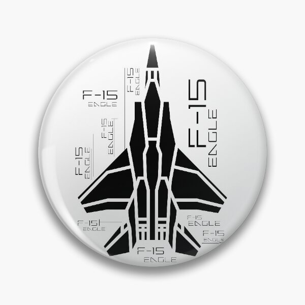 Item preview, F-15 Eagle, Jet Fighter Topview , Aircraft Draw in Geometric design designed and sold by ARTsPlural.