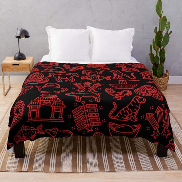 Item preview, Asian heritage month, asian pattern red designed and sold by Yellowsprint.