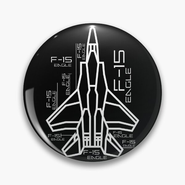 Item preview, F-15 Eagle, Jet Fighter Topview , Aircraft Draw in Geometric design designed and sold by ARTsPlural.