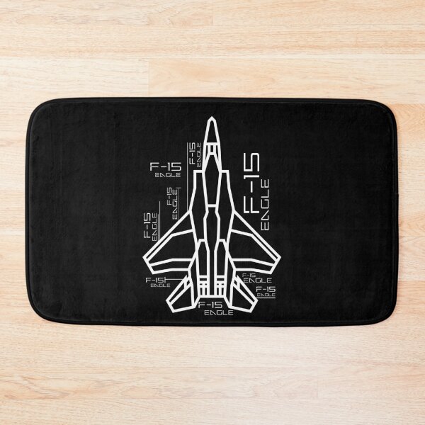 Item preview, F-15 Eagle, Jet Fighter Topview , Aircraft Draw in Geometric design designed and sold by ARTsPlural.