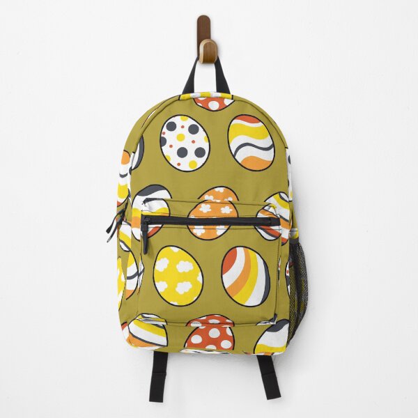 Item preview, Egg Pattern | Yellow Orange Gray | Stripes Clouds Flowers Dots | Green designed and sold by Wintre2.