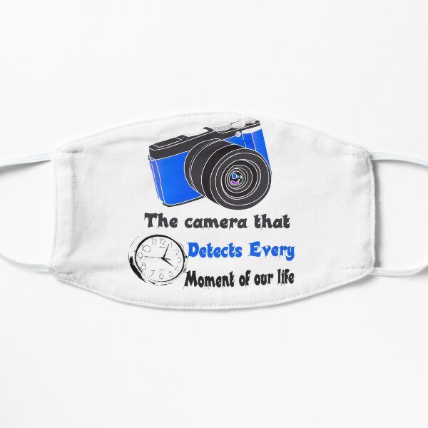 t shirt you feel happy and people see you happy Flat Mask
