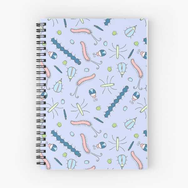 Item preview, Cute Insects on Blue designed and sold by fogoosherie.