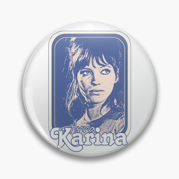 Item preview, Anna Karina ∆ Vintage Look Fan Design designed and sold by AestheticNow.