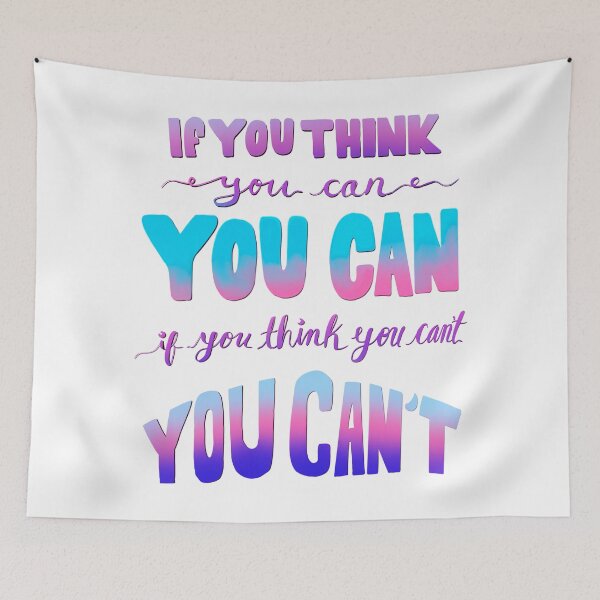 Item preview, if you think you can you can quote designed and sold by mariahmoniquedesign.