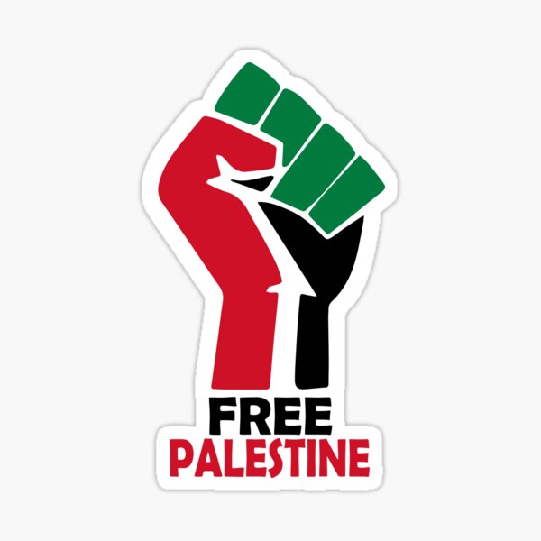  Free Palestine Sticker Flag Bumper Water Proof Vinyl