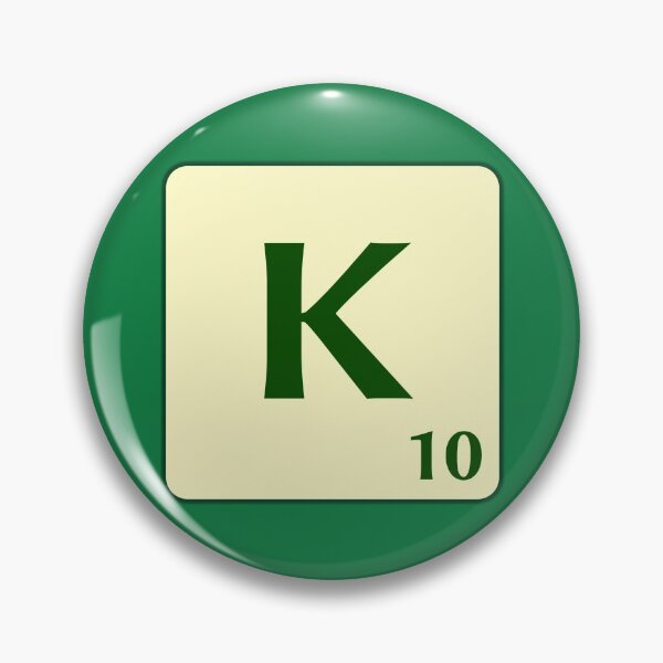 Item preview, 10 point K Scrabble tile designed and sold by fgrdisseny.
