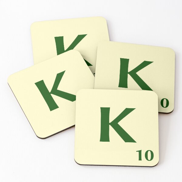 Item preview, 10 point K Scrabble tile designed and sold by fgrdisseny.