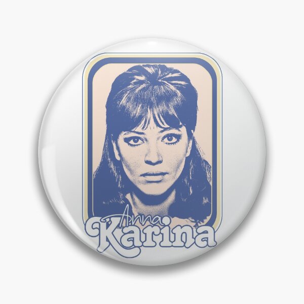 Item preview, Anna Karina ∆ Vintage Look Fan Design designed and sold by AestheticNow.