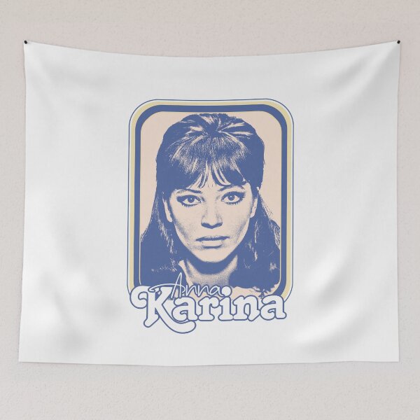 Item preview, Anna Karina ∆ Vintage Look Fan Design designed and sold by AestheticNow.