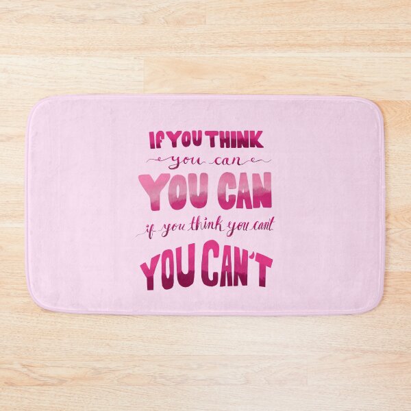 Item preview,  if you think you can you can quote pink designed and sold by mariahmoniquedesign.