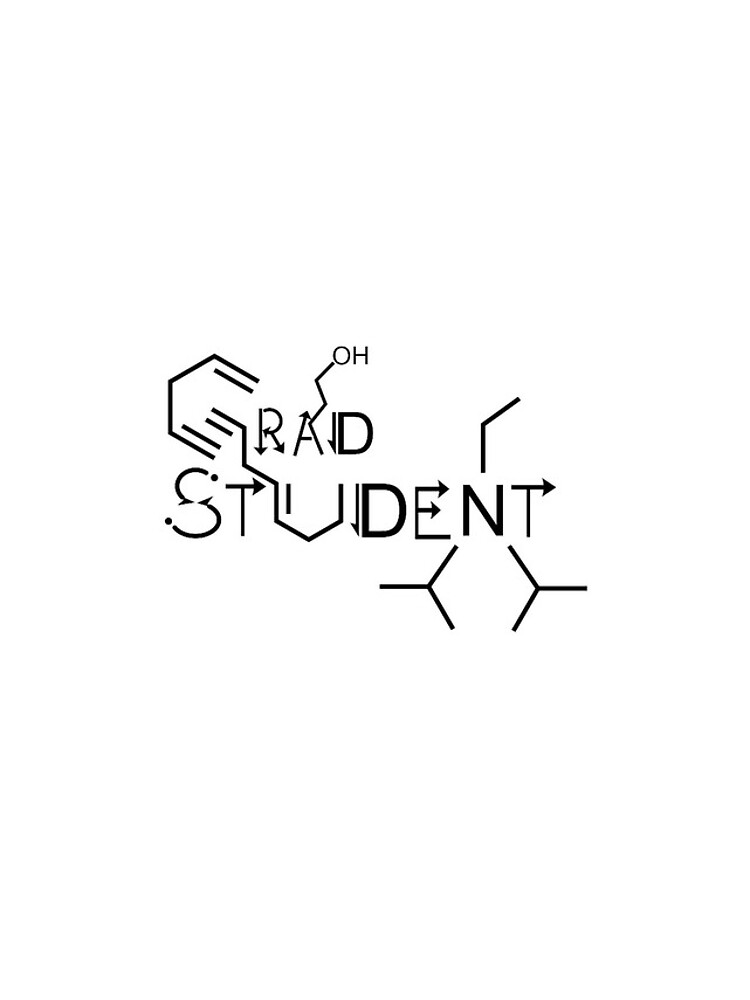 Thumbnail 4 of 4, iPhone Case, Grad Student Life designed and sold by RMDG-Chemistry.