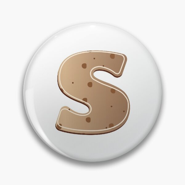 Item preview, I love cookies Letter S designed and sold by SakiOno.