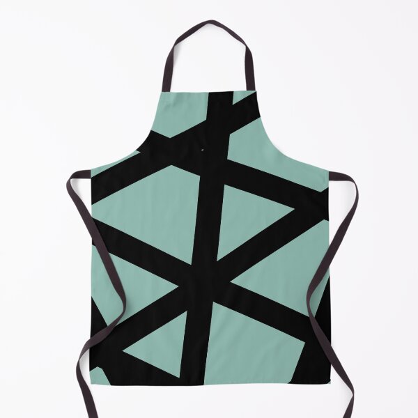 Item preview, Black Lines on Teal Background designed and sold by LilacWaves.