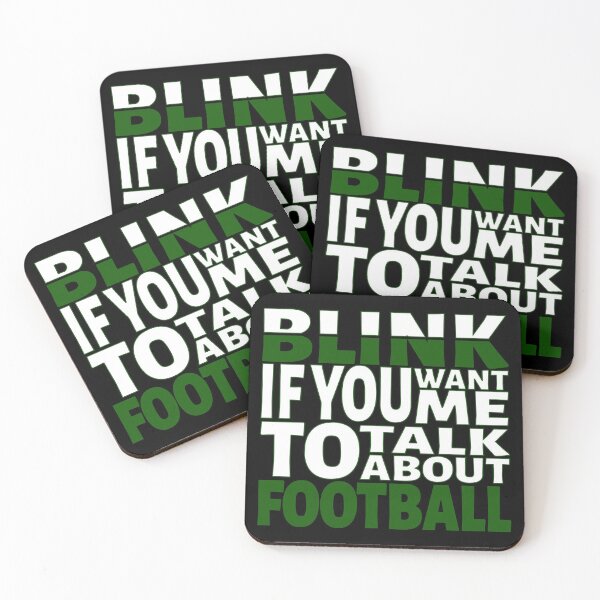 Item preview, Blink if you want me to talk about Football. designed and sold by BLACKSUN-SHOP.