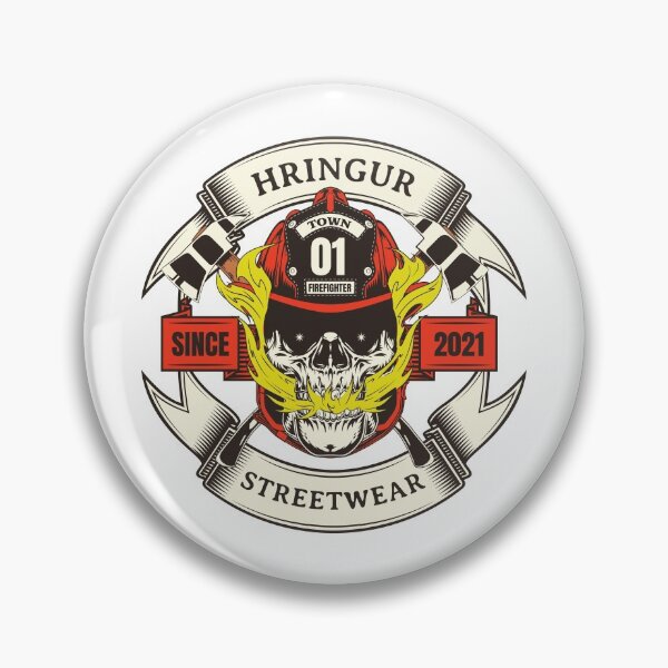 Item preview, Hringur street wear Town Firefighter designed and sold by HRINGUR CLOTHES AND ACCESSORIES.