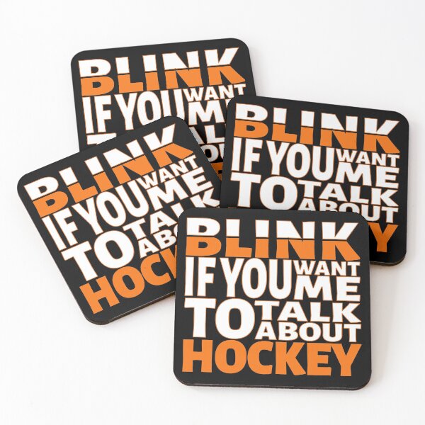 Item preview, Blink if you want me to talk about Hockey. designed and sold by BLACKSUN-SHOP.