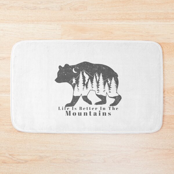 Item preview, Bear quote: life is better in the mountains designed and sold by Red-ElYoubi.