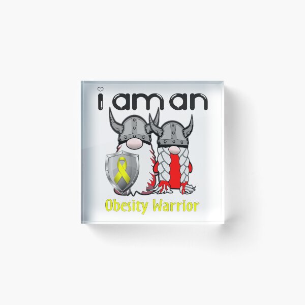 Item preview, I Am An Obesity Warrior Support Obesity Fighter Gift designed and sold by radianen.