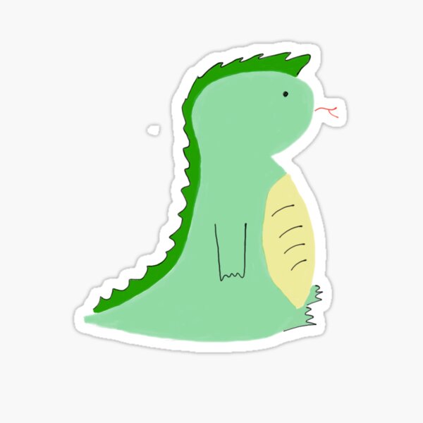 Item preview, cute dinosaur cartoon designed and sold by zmcnulty.
