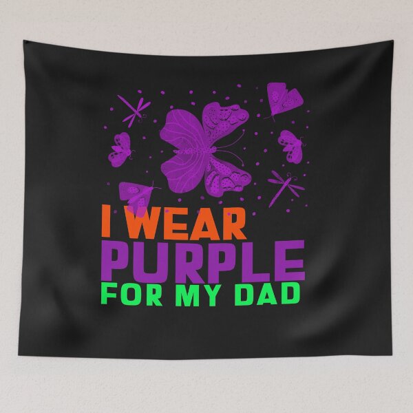 Item preview, I Wear Purple For My DAD designed and sold by Built After 5.