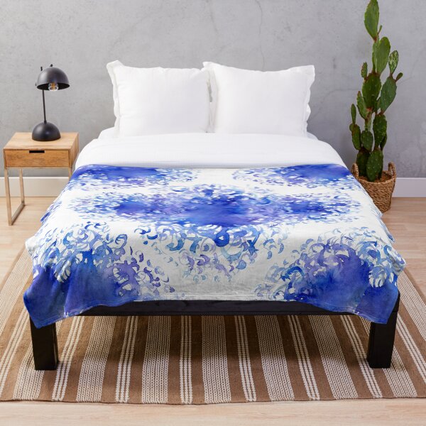 Item preview, Milky Swirls of Blue and Purple designed and sold by BrianaMooreArt.