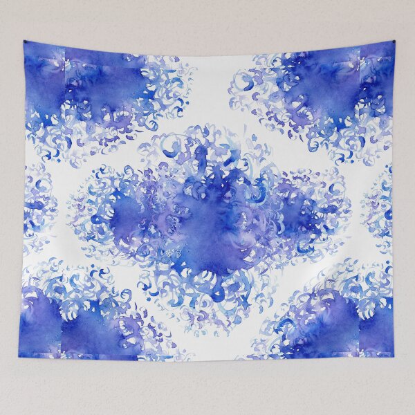 Item preview, Milky Swirls of Blue and Purple designed and sold by BrianaMooreArt.